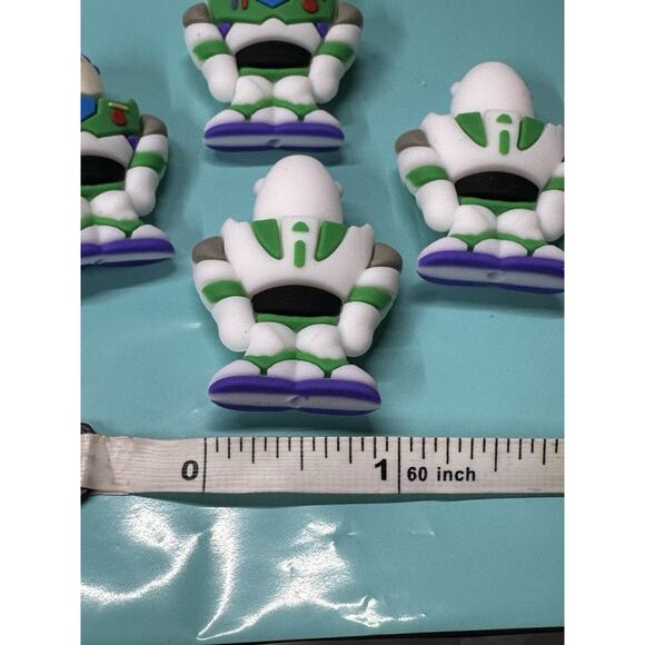 Silicone Focal Beads DIY Beadable Pens Buzz Lightyear 4 Pieces - Picture 5 of 6